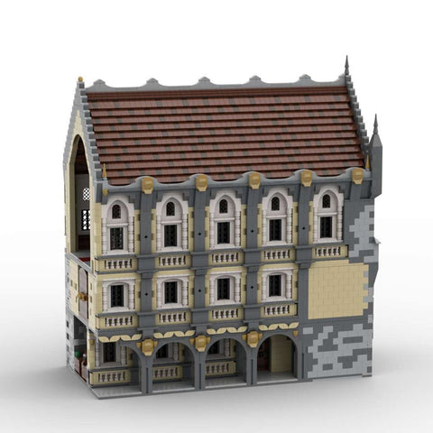 MOC - 131268 H23 Main Palace with servants quarters, kitchen, royal apartment and throne room - LesDiy