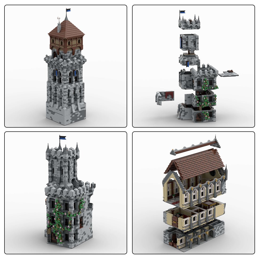 MOC - 131299 Medieval Castle - LesDiy