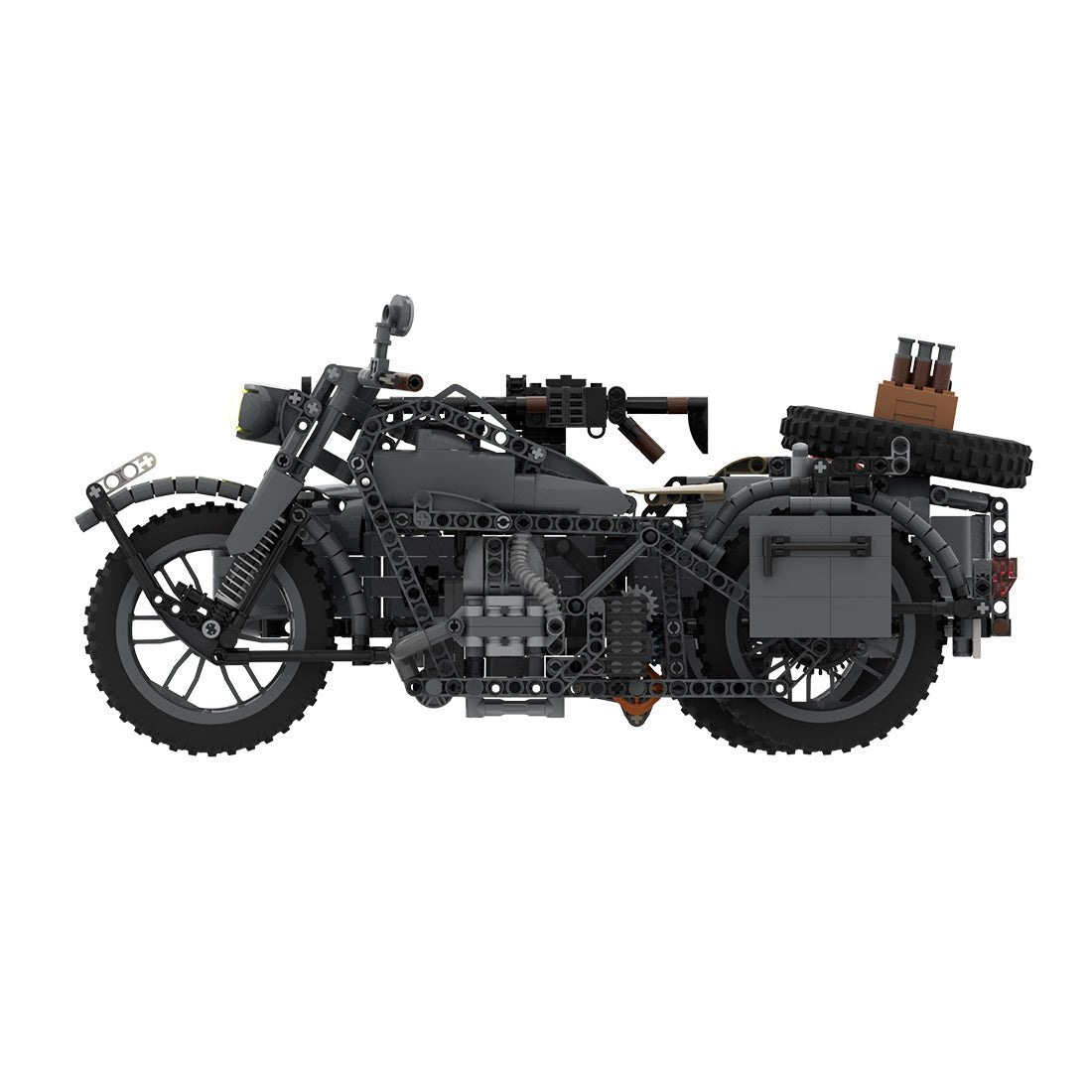 MOC - 131315 BMW R75 Sidecar combination - LesDiy