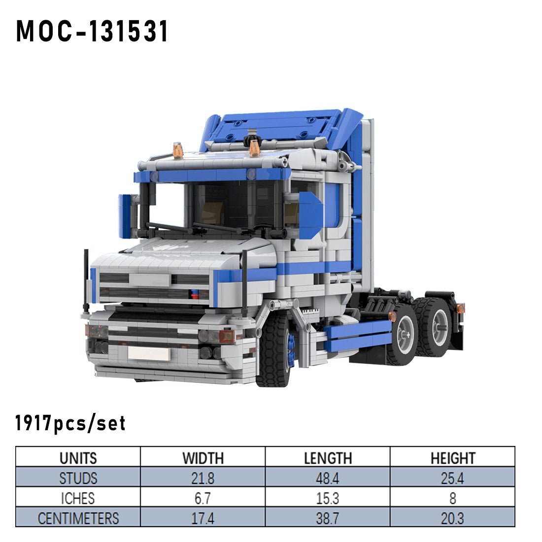 MOC - 131531 T144 6x2 Tractor Truck - LesDiy