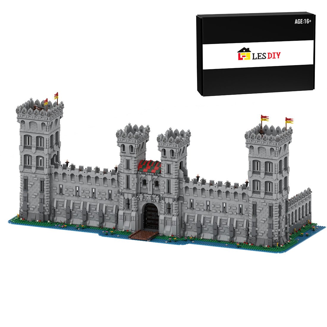 MOC - 131582 Red Castle Front - LesDiy