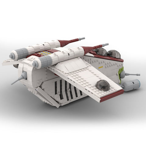 MOC - 131996 Sci - Fi Assault Transport Building - LesDiy - 