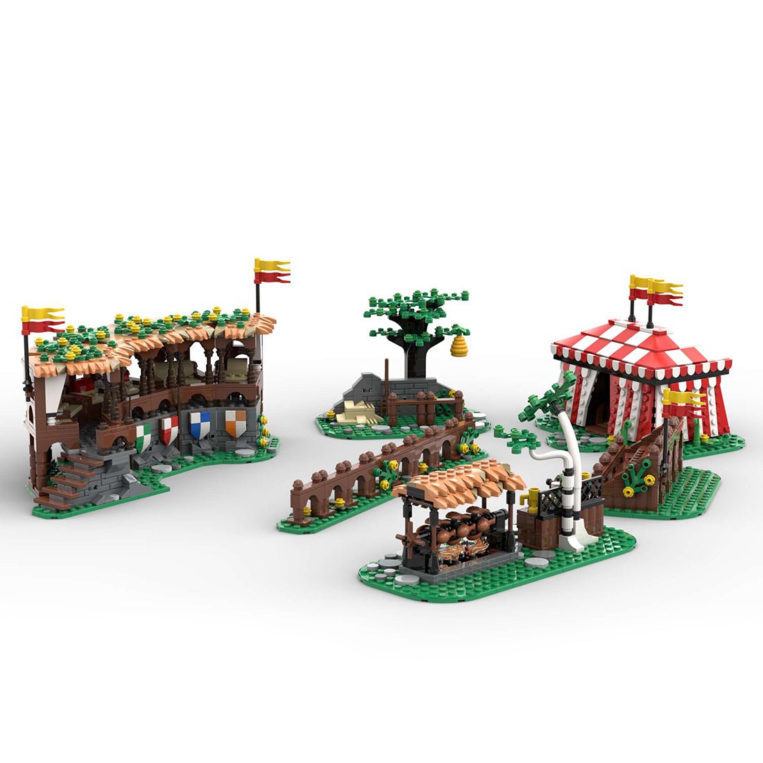 MOC - 132180 Medieval Arena Model - LesDiy - 