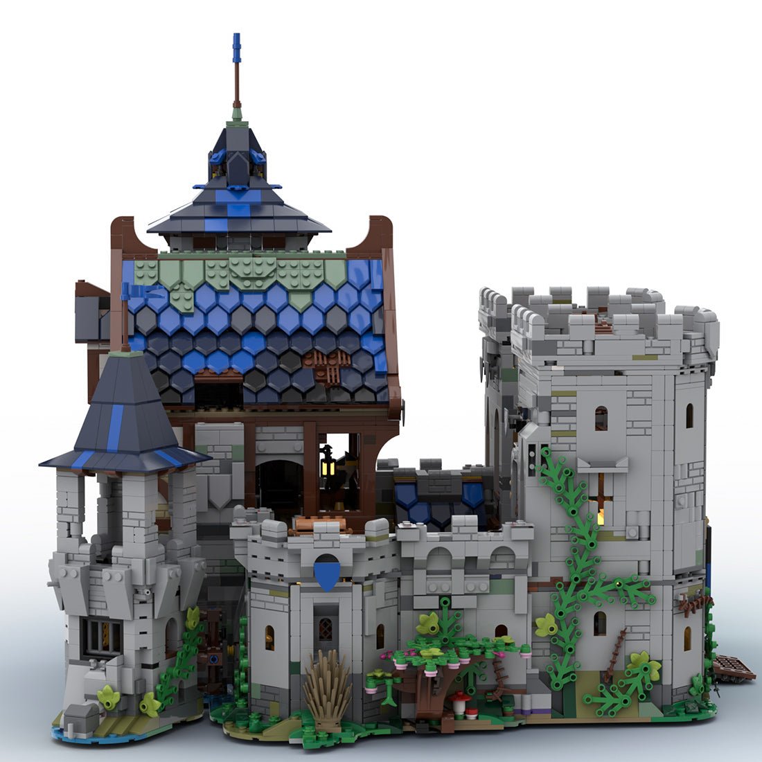 MOC - 132661 Black Falcon's Fortress - LesDiy