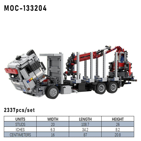 MOC - 133204 190 - 42 Logging Truck - LesDiy - 