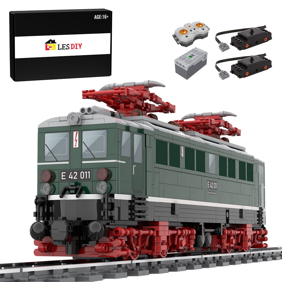 MOC - 133607 BR E42 Electric Locomotive - LesDiy - Locomotive