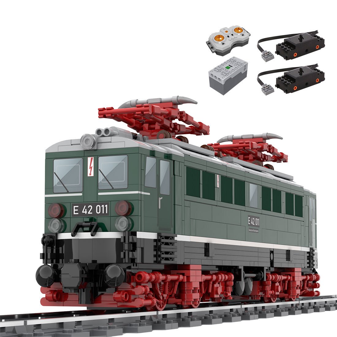 MOC - 133607 BR E42 Electric Locomotive - LesDiy - Locomotive