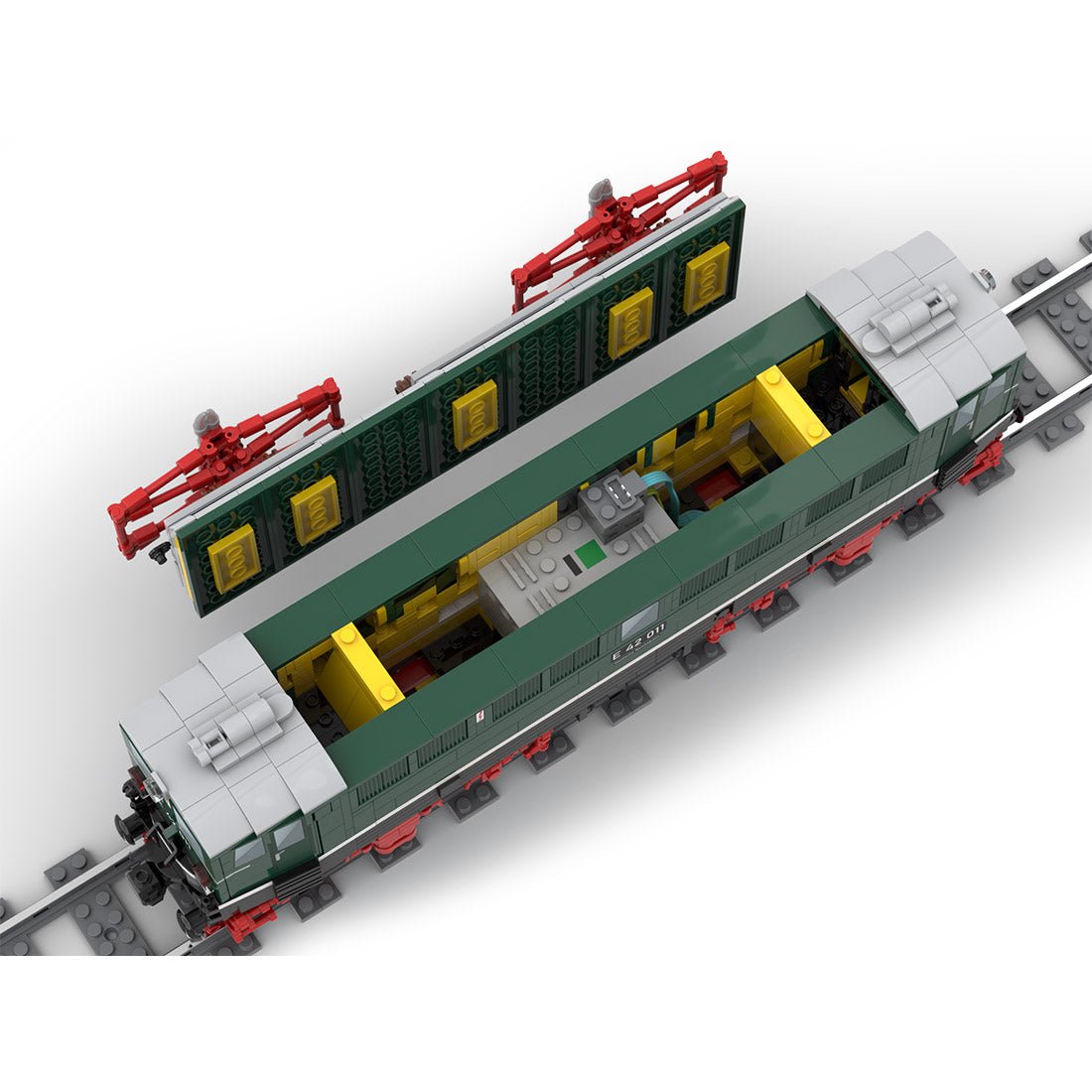 MOC - 133607 BR E42 Electric Locomotive - LesDiy - Locomotive