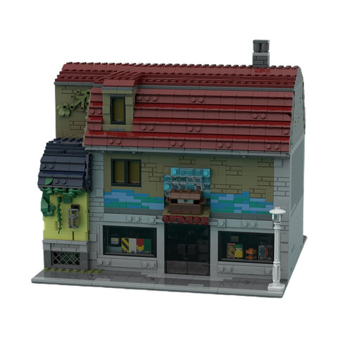 MOC - 133953 Pearl Comic Shop Street Scene Model - LesDiy