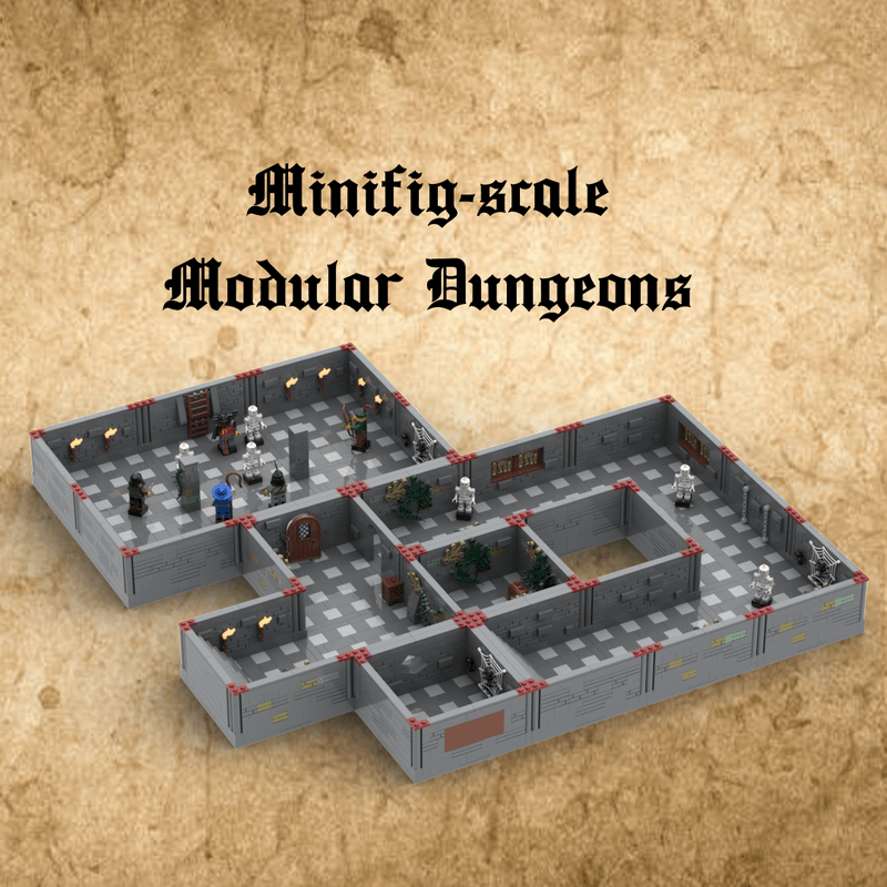 MOC - 134751 Mini Modular Dungeon Model - LesDiy