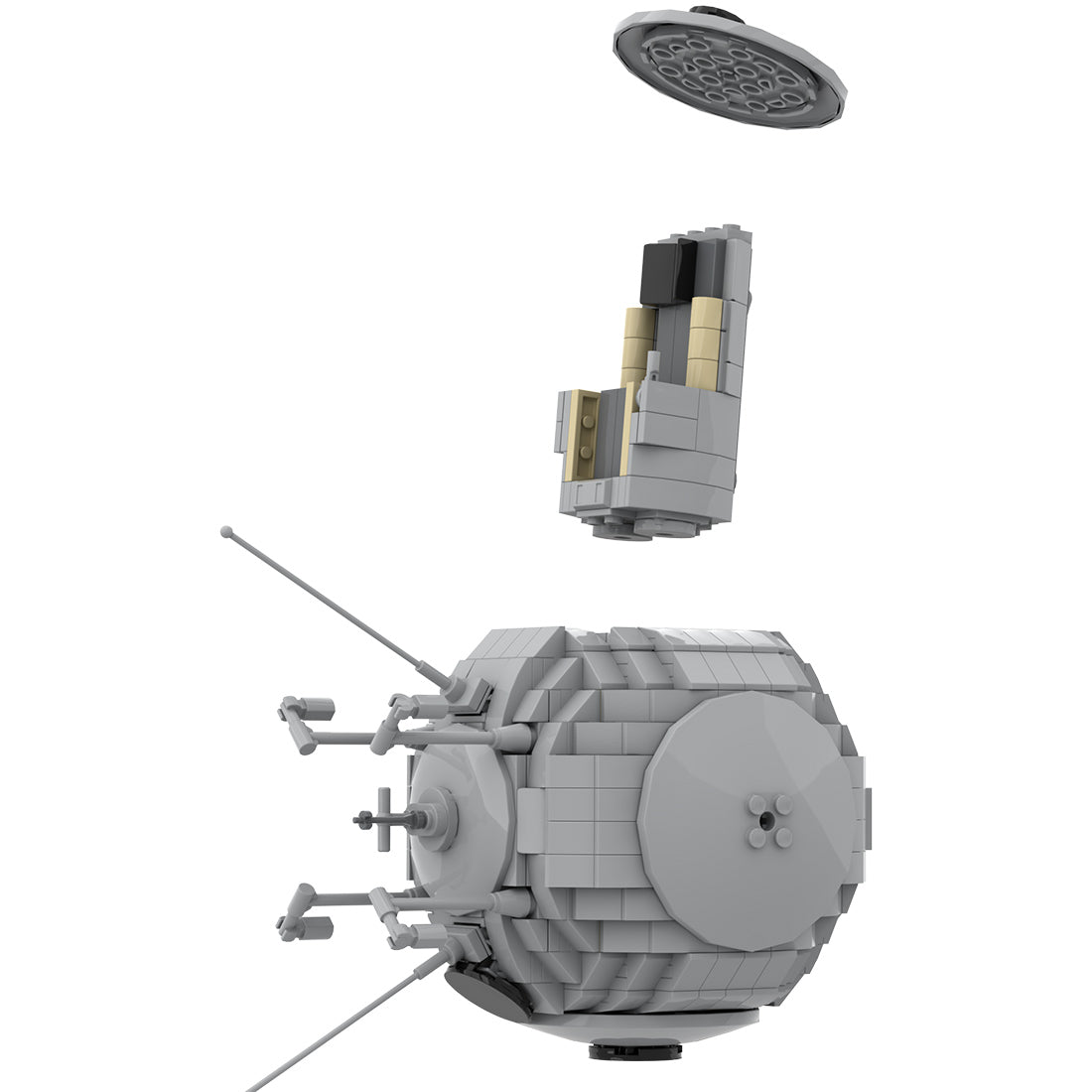 MOC - 134775 Vostok 1 1:20 Spacecraft Model - LesDiy