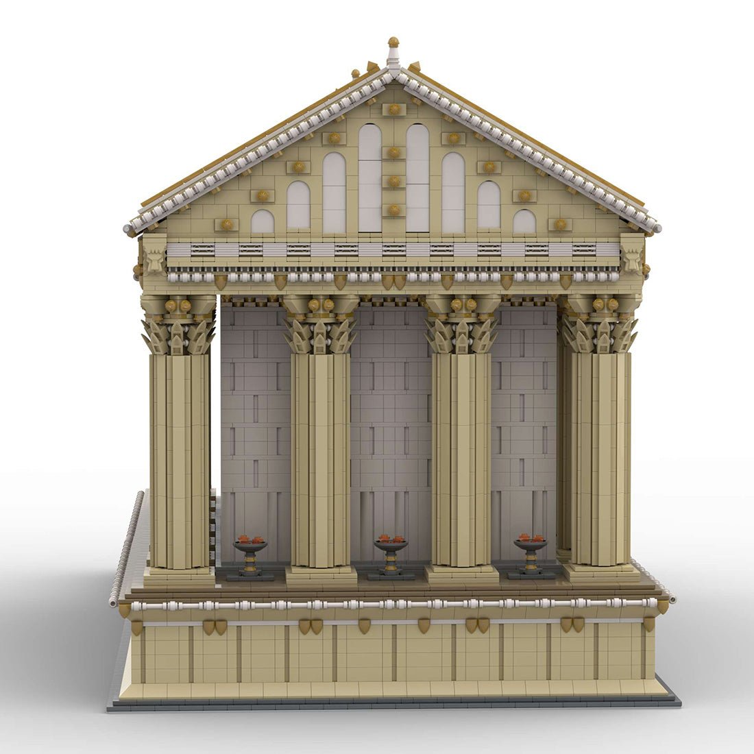 MOC - 136729 Roman Temple Building Blocks - LesDiy - Building Blocks