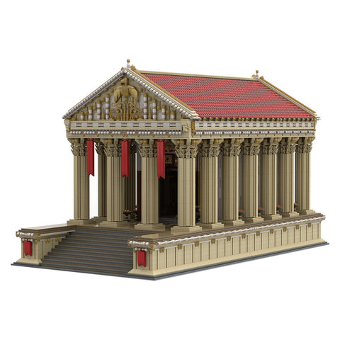 MOC - 136729 Roman Temple Building Blocks - LesDiy - Building Blocks