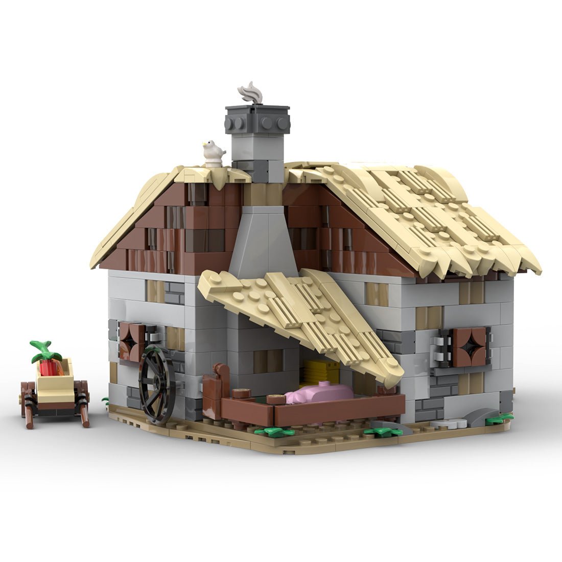 MOC - 137856 Farm House Building Blocks - LesDiy - Building Blocks