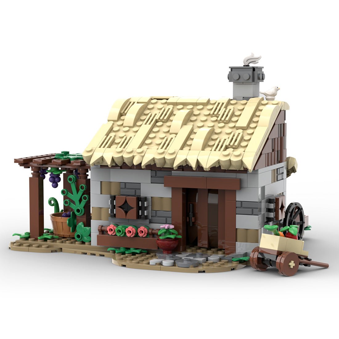 MOC - 137856 Farm House Building Blocks - LesDiy - Building Blocks