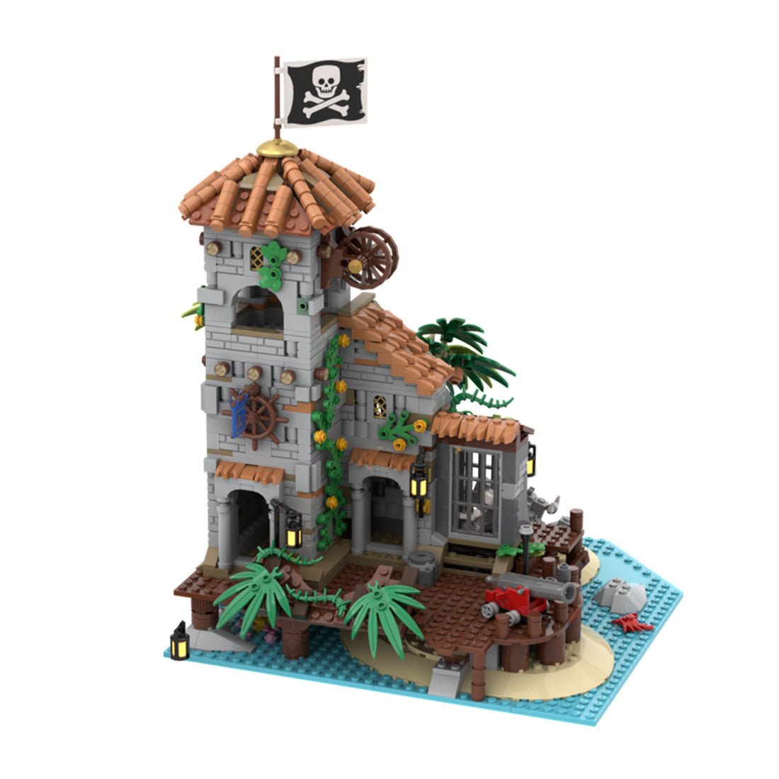 MOC - 138516 Treasure Island - Pirates of Barracuda Bay - LesDiy - 