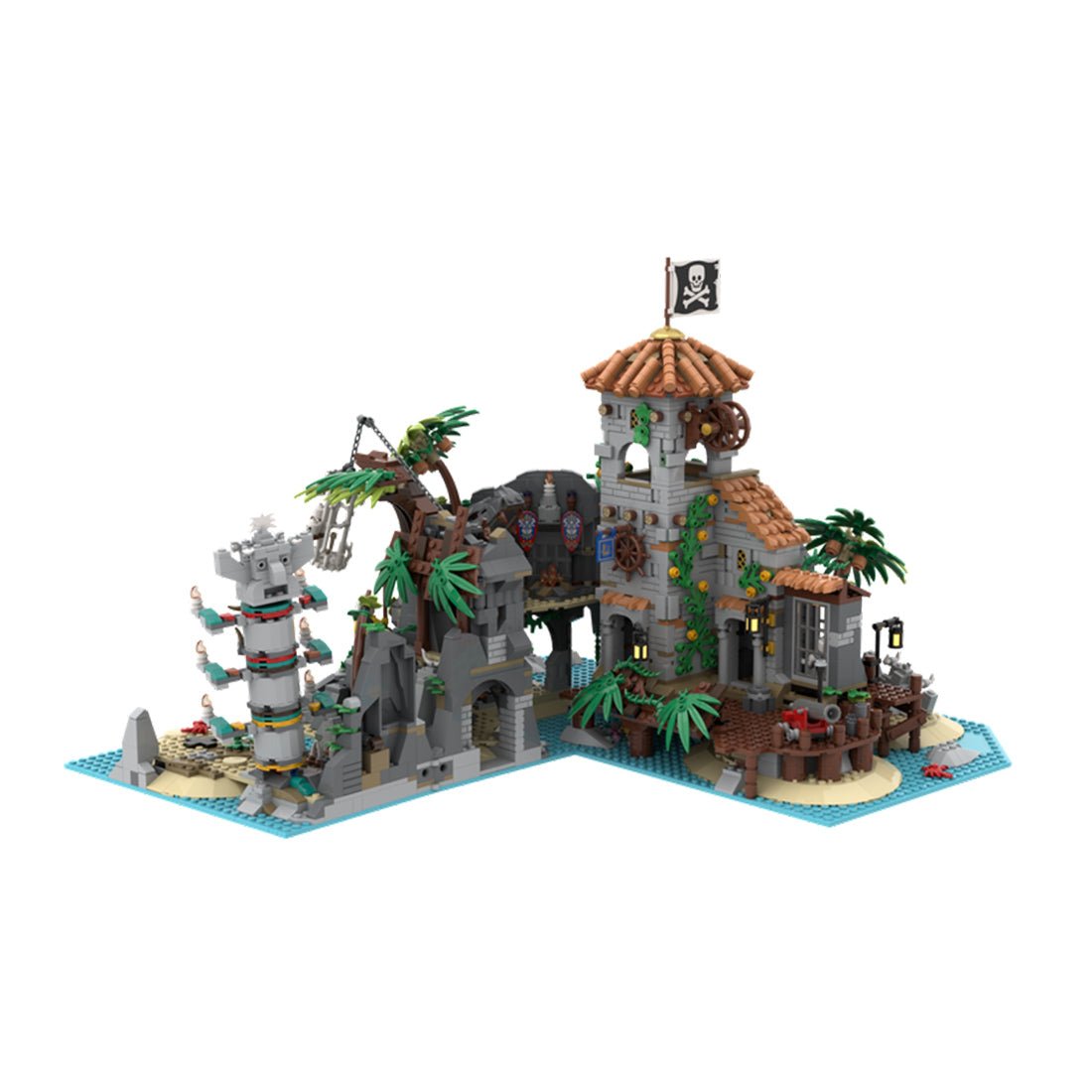 MOC - 138516 Treasure Island - Pirates of Barracuda Bay - LesDiy