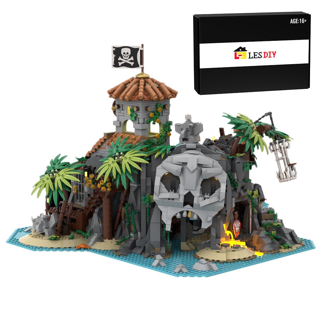 MOC - 138516 Treasure Island - Pirates of Barracuda Bay - LesDiy - 