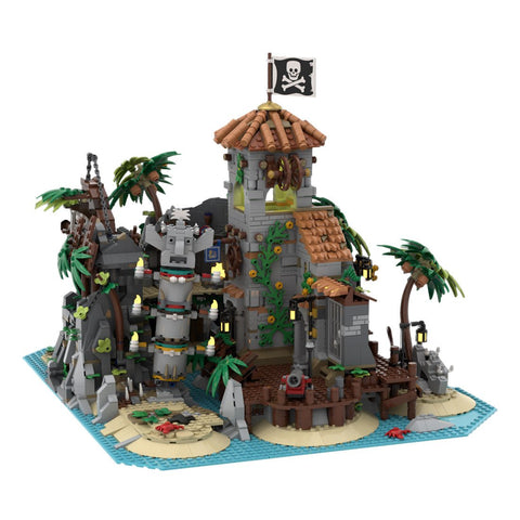 MOC - 138516 Treasure Island - Pirates of Barracuda Bay - LesDiy - 