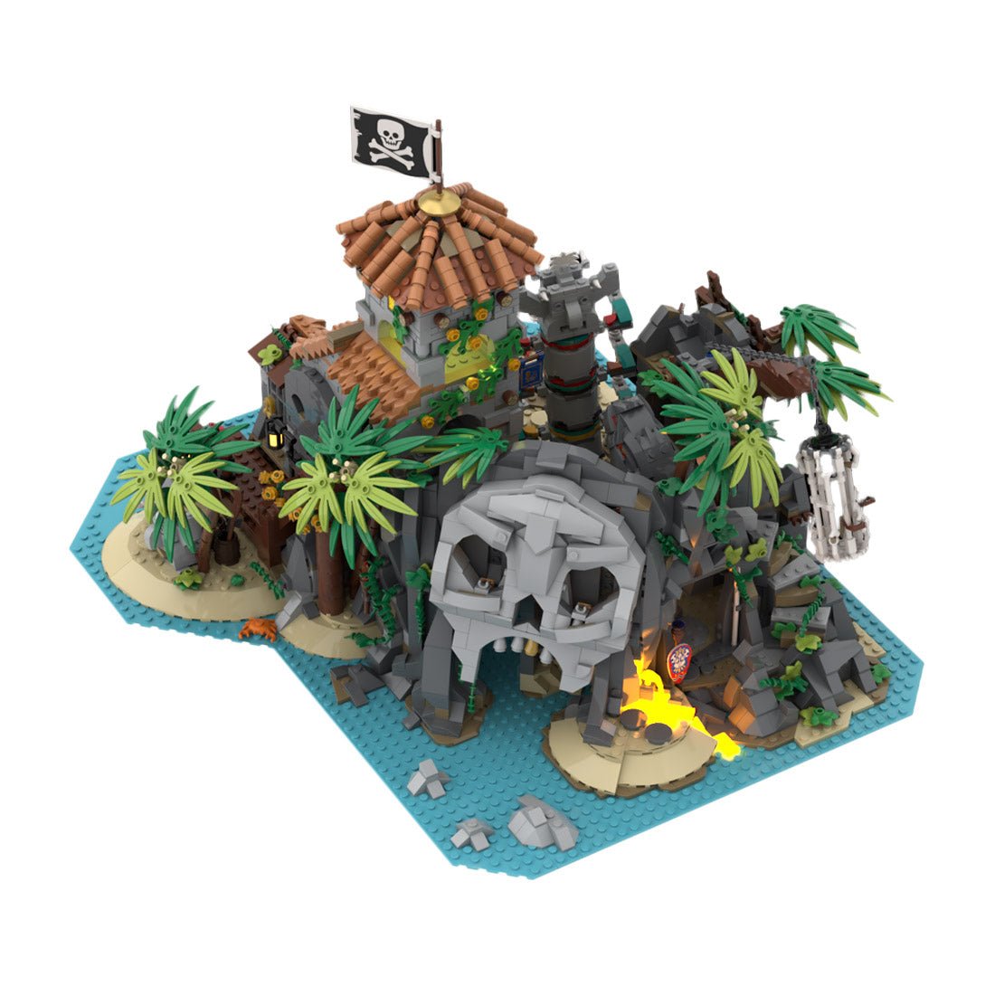 MOC - 138516 Treasure Island - Pirates of Barracuda Bay - LesDiy - 