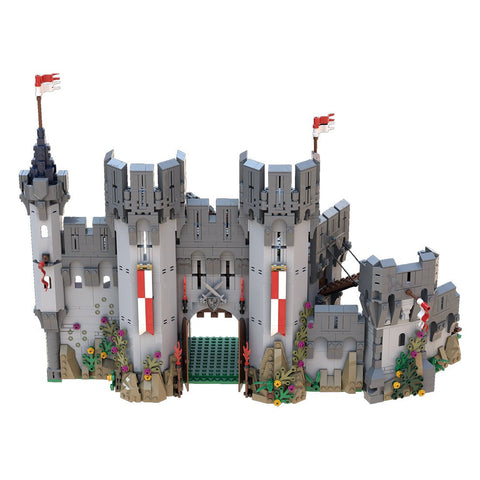 MOC - 138840 Falcons Barbican Gatehouse Medieval Castle - LesDiy