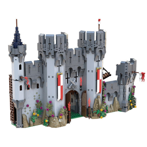 MOC - 138840 Falcons Barbican Gatehouse Medieval Castle - LesDiy