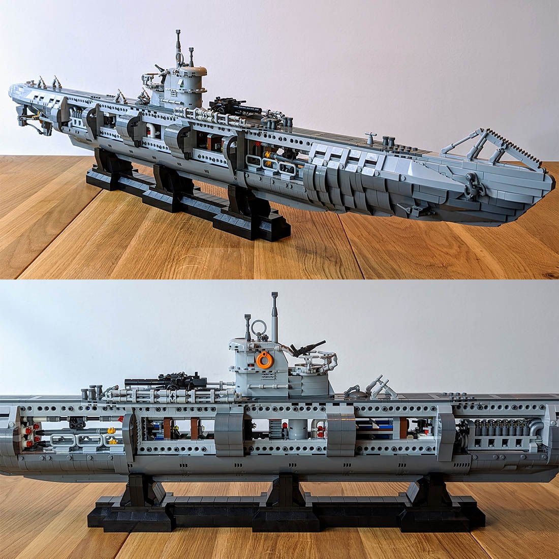 MOC - 139272 U - Boat Type VIIC Submarine - LesDiy