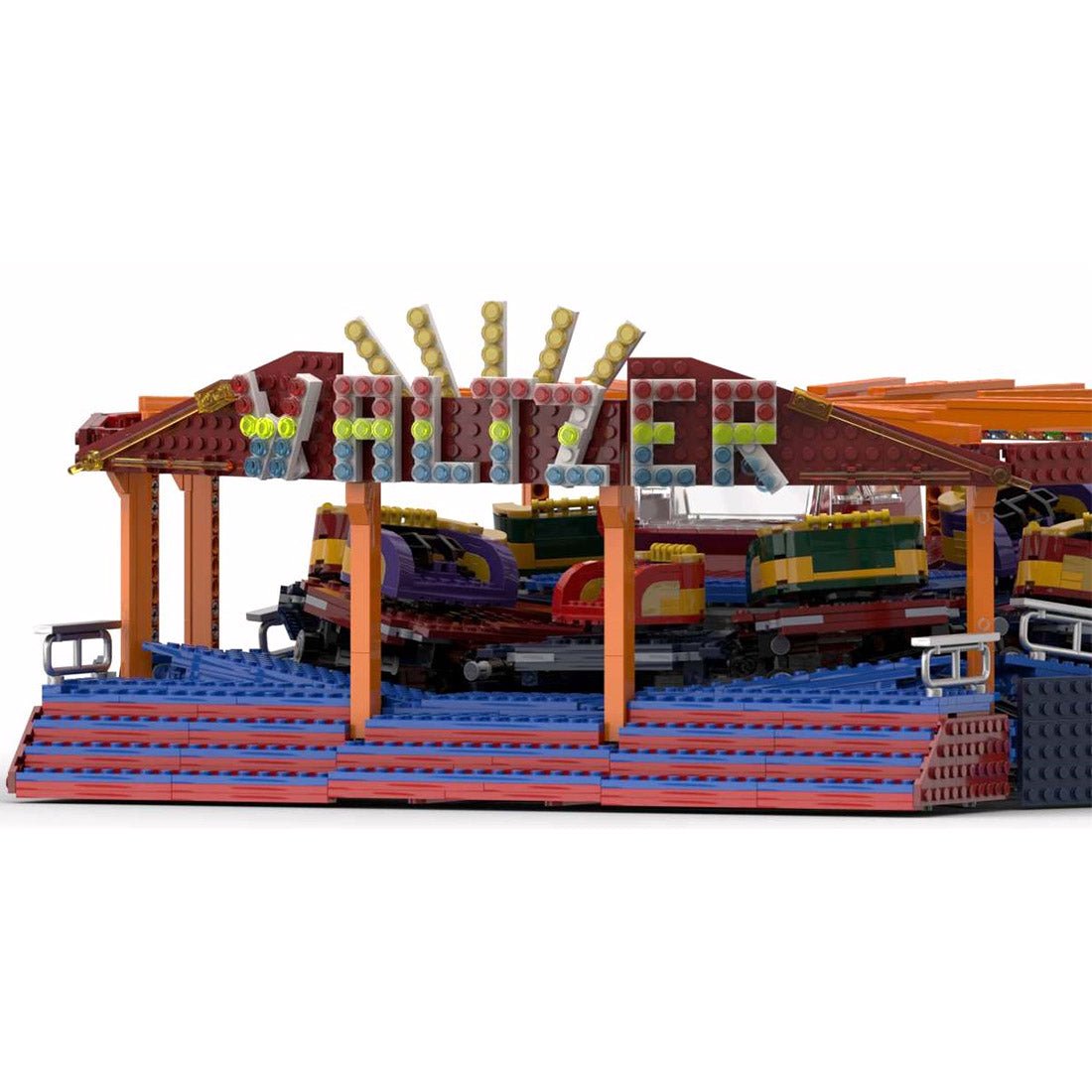 MOC - 140394 Fairground Waltzer - LesDiy