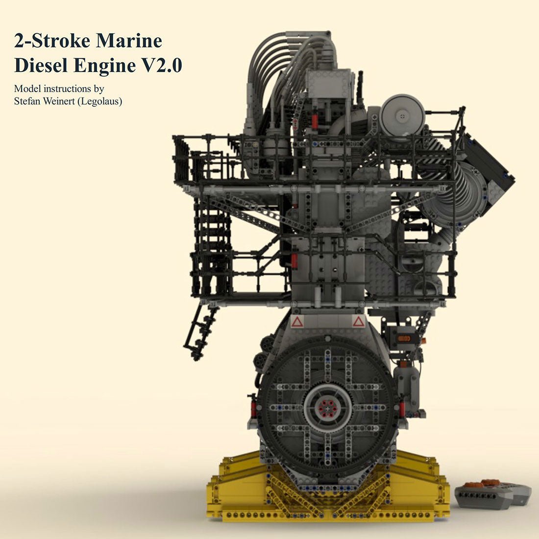 MOC - 141278 1/17 Scale 2 - Stroke Marine Diesel Engine - LesDiy