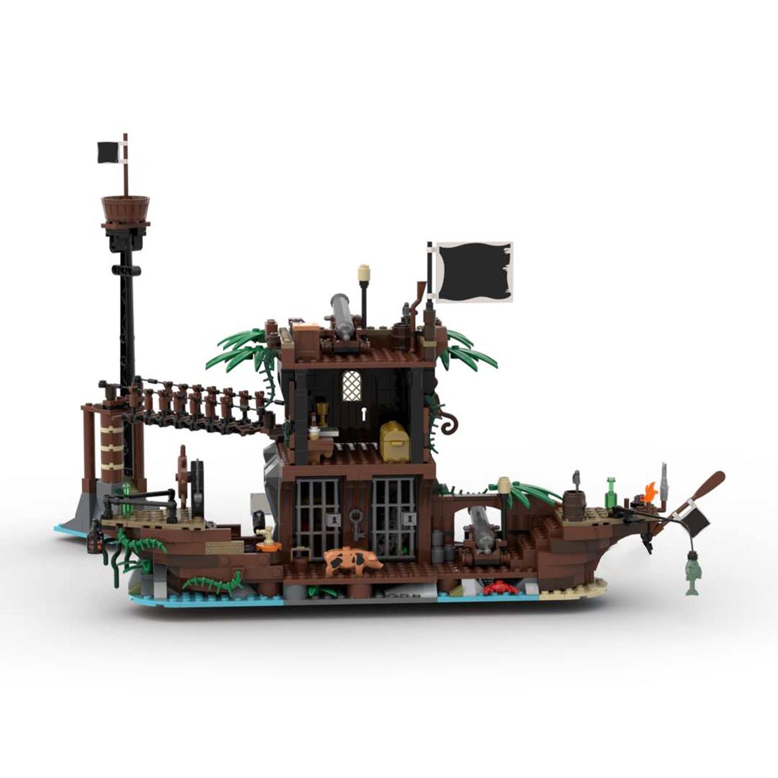 MOC - 141945 Medieval Pirate Bay - LesDiy