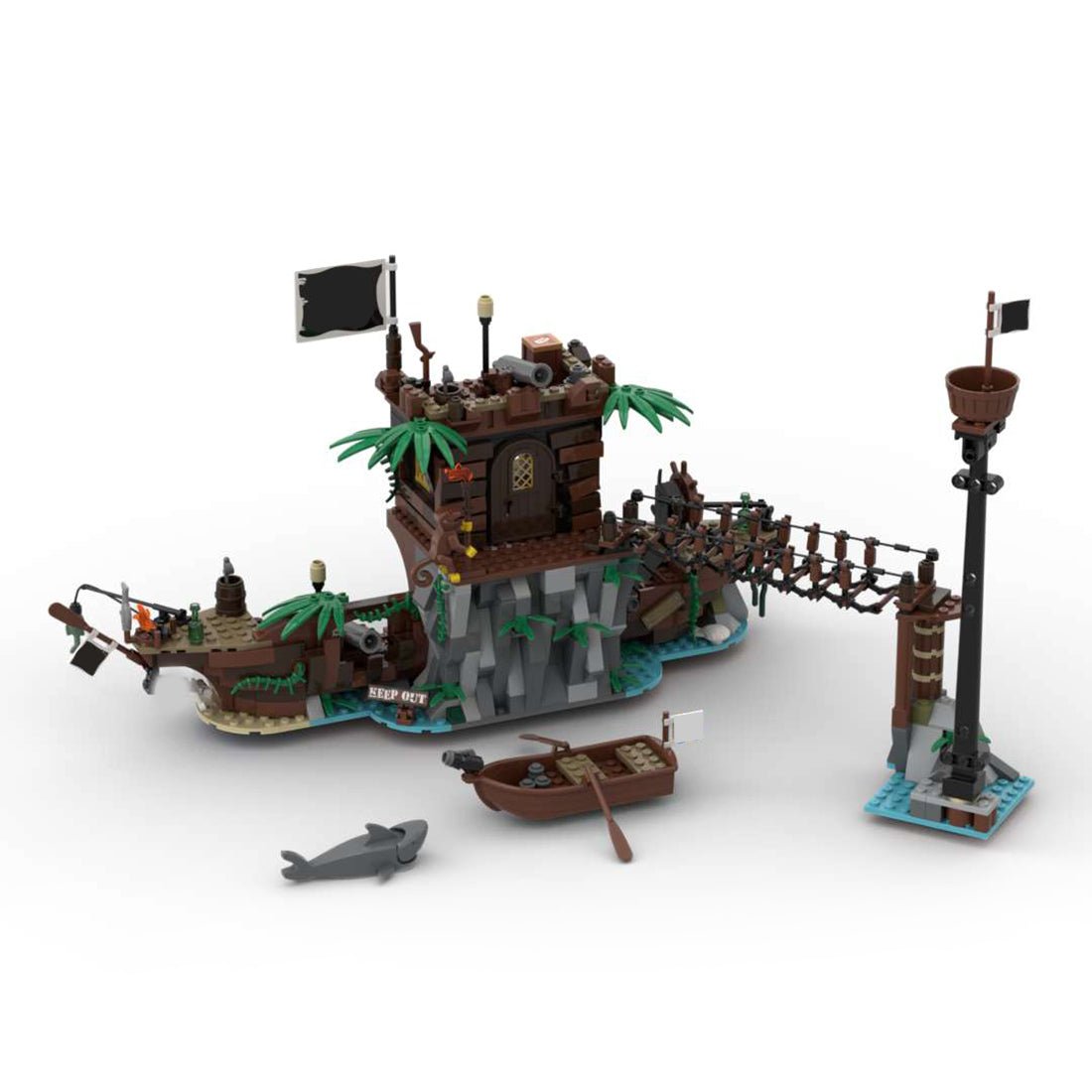 MOC - 141945 Medieval Pirate Bay - LesDiy