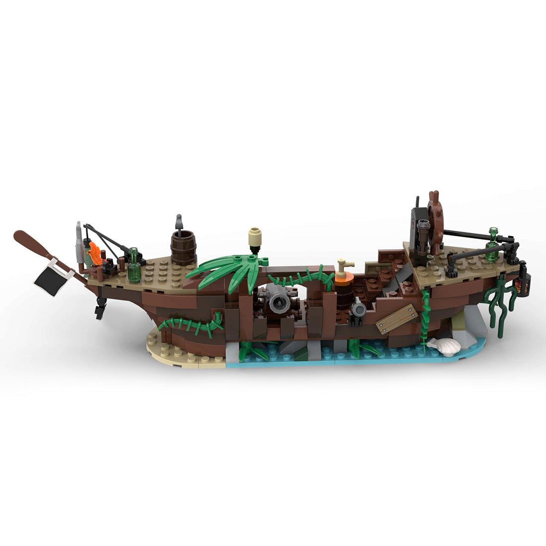 MOC - 141945 Medieval Pirate Bay - LesDiy