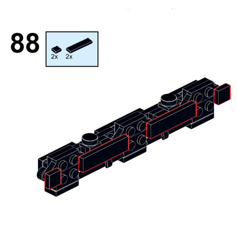 MOC - 142194 SD70ACS Etihad Rail Train Model - LesDiy - Locomotive