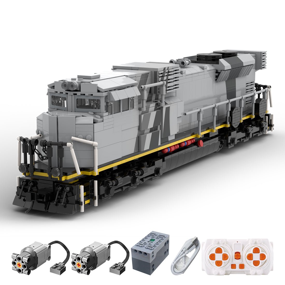 MOC - 142194 SD70ACS Etihad Rail Train Model - LesDiy - Locomotive