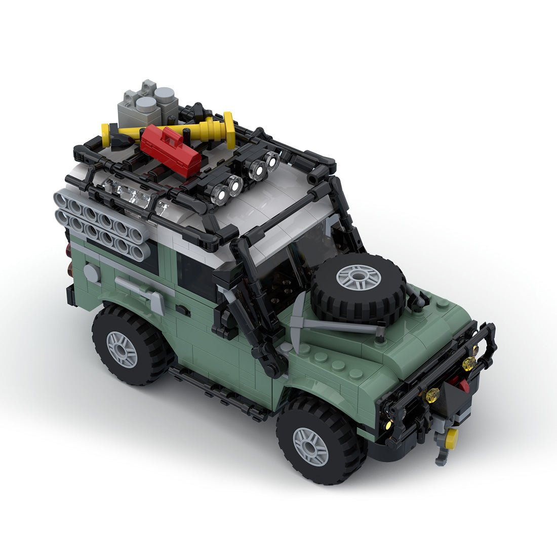 MOC - 144320 Land Rover Classic Defender 90 - LesDiy