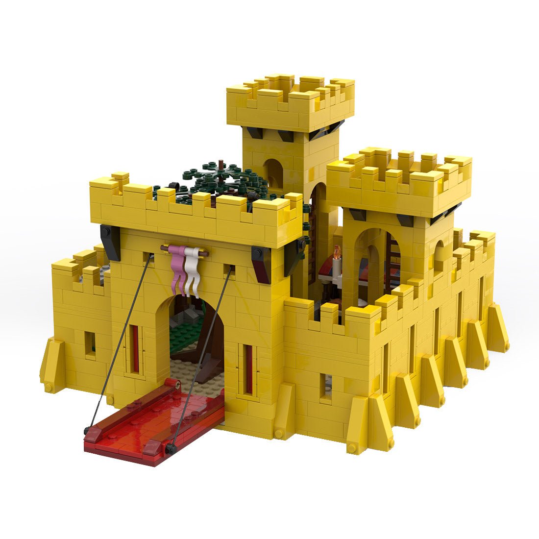 MOC - 146039 Yellow Castle - LesDiy