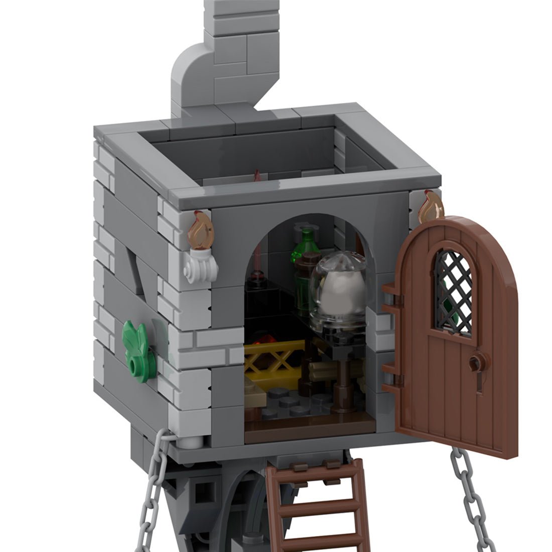 MOC - 146778 Witch's Magic Cottage Model Building Blocks Set - LesDiy - Building Blocks