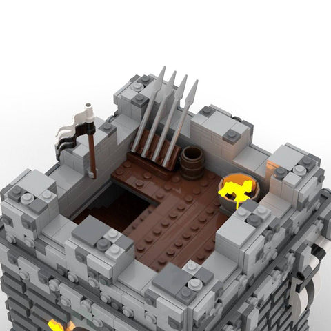 MOC - 147993 Medieval Castle Architecture Model - LesDiy