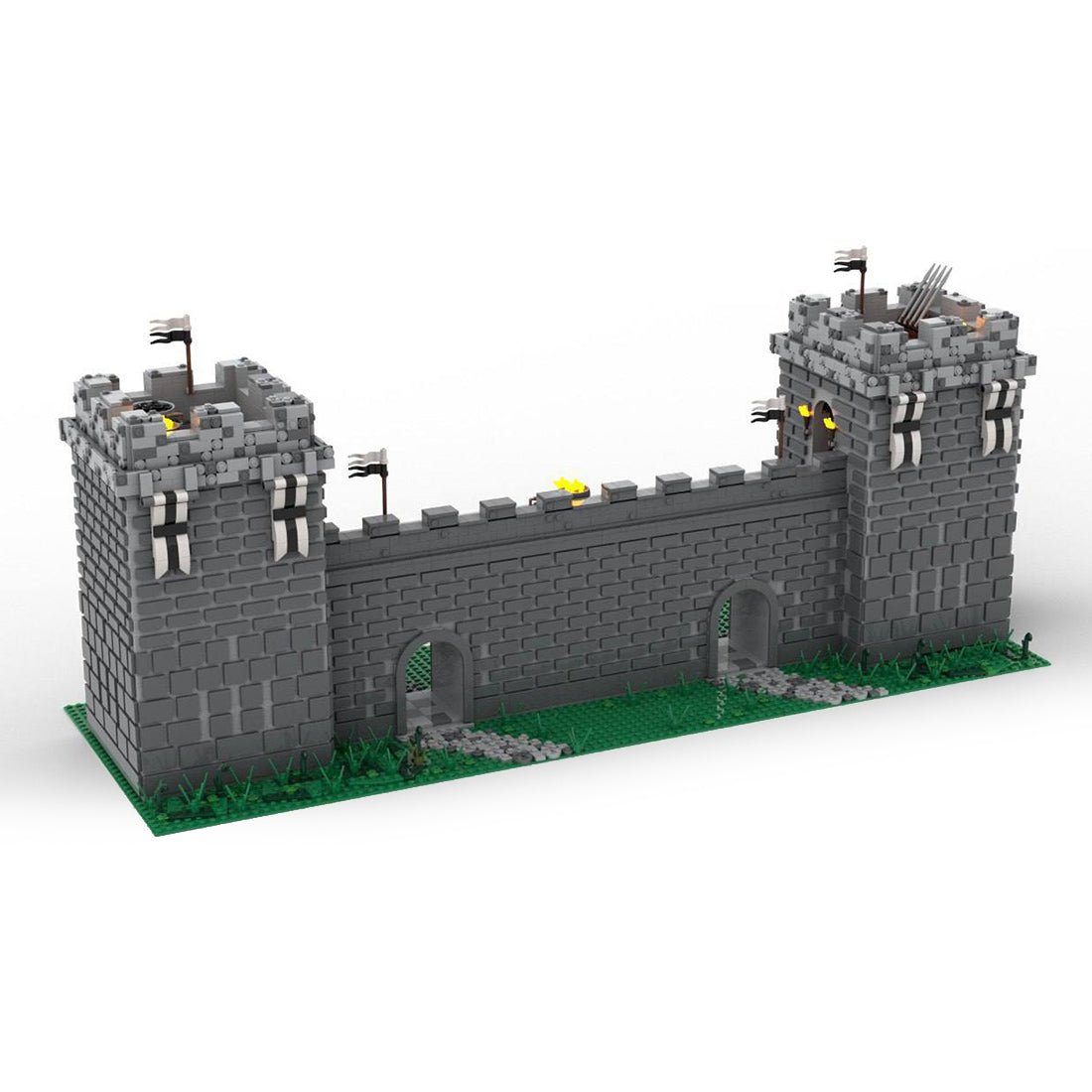 MOC - 147993 Medieval Castle Architecture Model - LesDiy