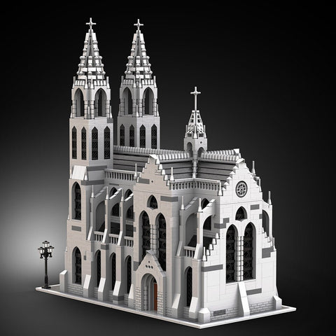 MOC - 148170 Gothic Cathedral Model - LesDiy