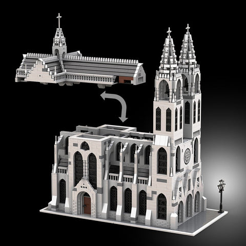 MOC - 148170 Gothic Cathedral Model - LesDiy