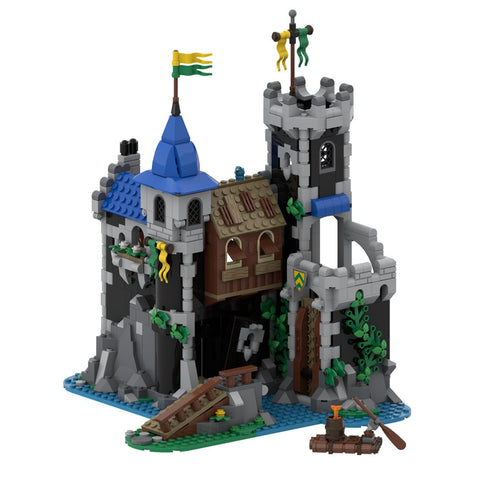 MOC - 148389 Medieval Lakeside County Fortress - LesDiy