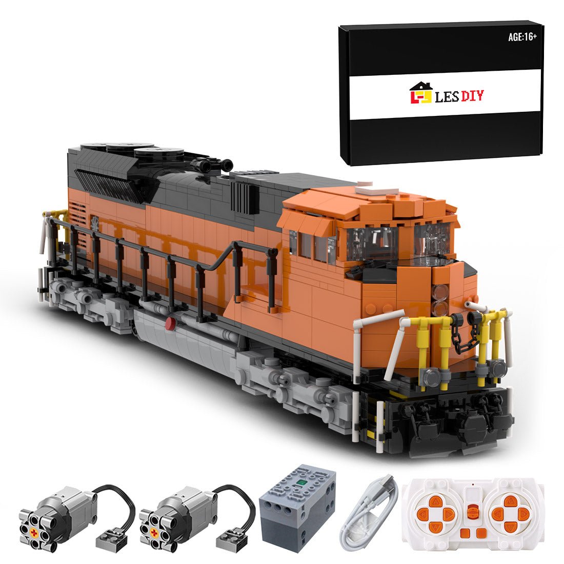 MOC - 151823 RC BNSF Train - LesDiy