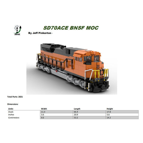 MOC - 151823 RC BNSF Train - LesDiy