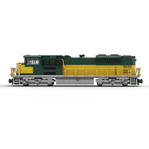 MOC - 152519 Chicago Noerthwestern Heritage SD70ACE Train - LesDiy