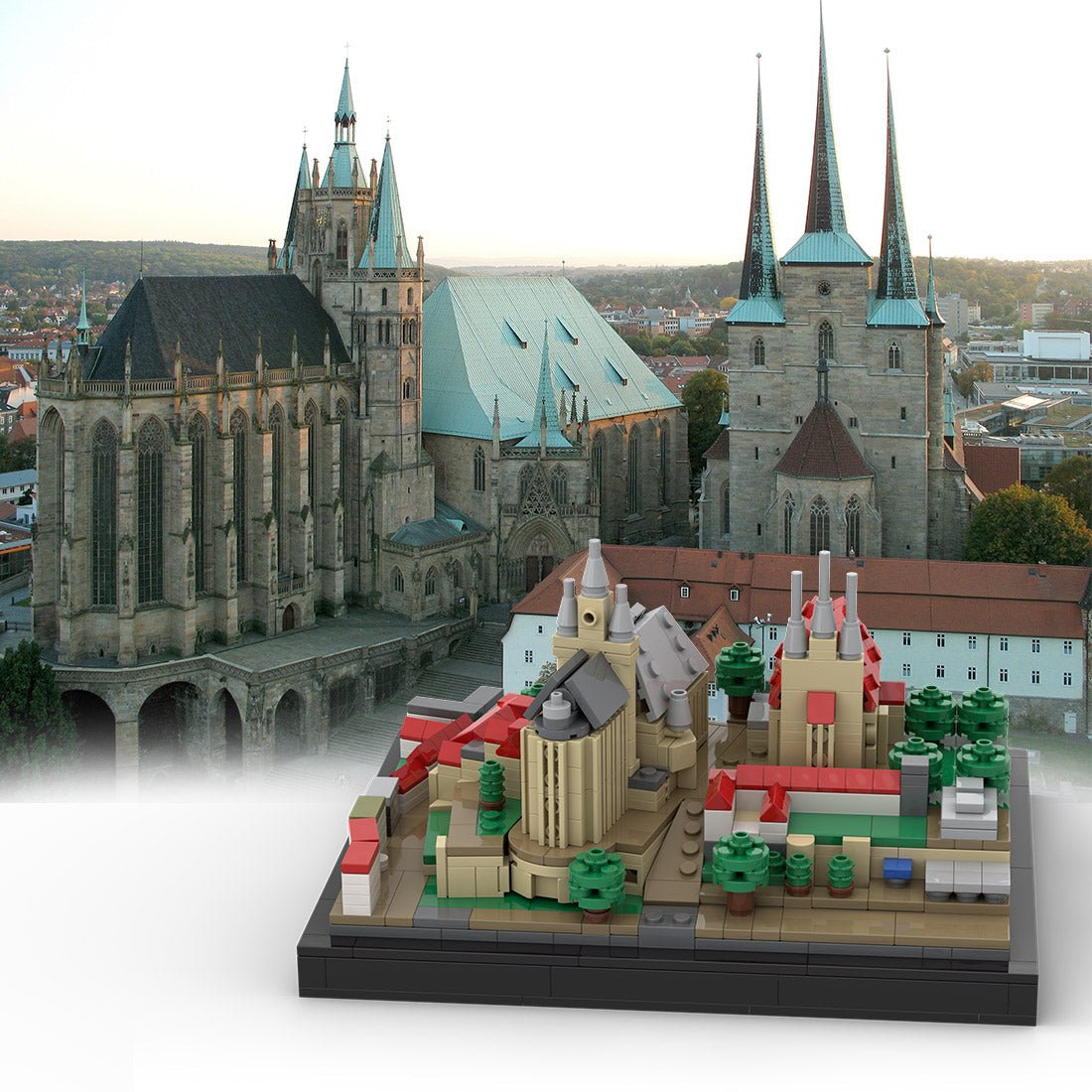 MOC - 153457 Erfurt Cathedral - LesDiy