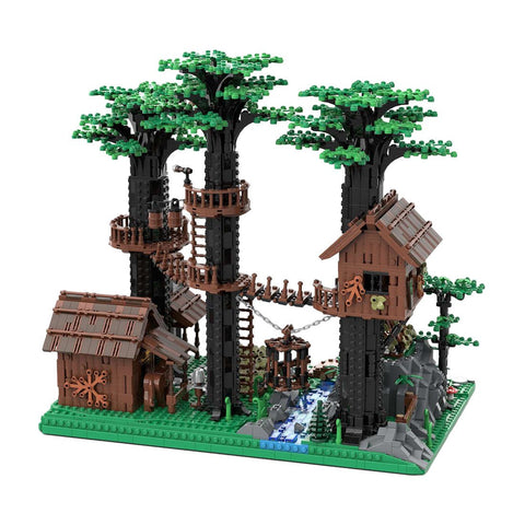 MOC - 153885 Forestmen's Headquarters Castle System - LesDiy