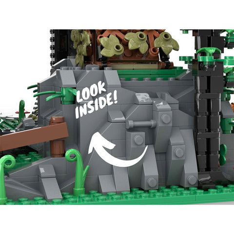 MOC - 153885 Forestmen's Headquarters Castle System - LesDiy