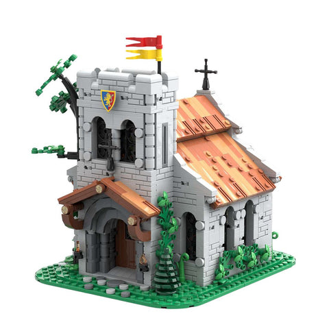 MOC - 153931 Medieval Lion Knights' Church - LesDiy