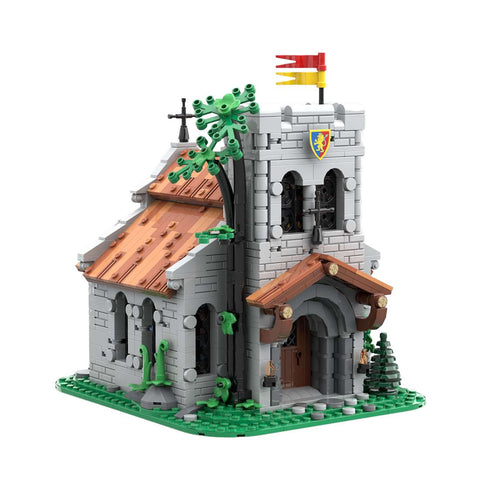 MOC - 153931 Medieval Lion Knights' Church - LesDiy